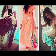 A collection of different suit styles we can stitch, from a classic Patiala suit to a modern kurti with side slits. Just show us the design you like.