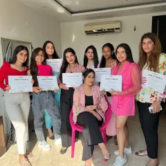 My amazing students from a recent batch, all certified and ready to start their professional journeys. Seeing their growth is the best part of my job.