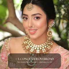 I've moved away from the "concealer overload" trend. My philosophy is to let real skin shine through, using concealer strategically only where needed.