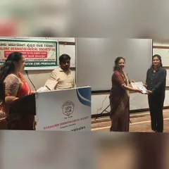 It was a privilege to present my research and insights to my peers at the Bangalore Dermatological Society. Here I am receiving a certificate after my talk on the clinical versatility of Tofacitinib.