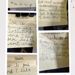 The feedback from my students is the best part of my day. These sweet, handwritten notes show that the kids find the classes fun and interesting, and that they enjoy the friendly atmosphere I work hard to create.