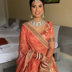 In her Sabyasachi, she looked like a poem. In my makeup, she felt like herself. No filters, no doubts, just her.