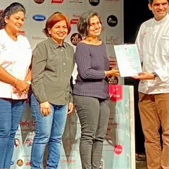 I was so honoured to receive the "Best Decorated Cupcake" and "Best in Show" awards at the India Bake Show. It was a wonderful experience to be recognized among so many talented bakers from across India.