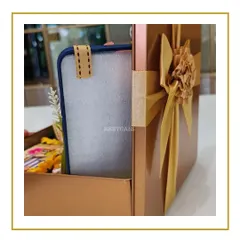 It's not just a gift, but the thought that counts. This birthday hamper is curated with aesthetic and useful items, all presented in a stylish, reusable box.