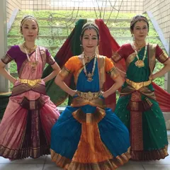 Our network includes international artists like these Bharatanatyam dancers from Japan. This global connection enriches our students' understanding and appreciation of Indian classical dance.