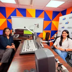 In the studio at Radio City, discussing my fitness journey. Every opportunity to share my story is a chance to motivate someone else.