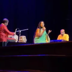 Another view of the intimate concert for the Jackfruit Festival. Curated by Shubha Mudgal, an artist I deeply respect, this performance was truly special.