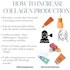 Boosting collagen production can be achieved through various methods. This includes using topical retinoids, undergoing in-office procedures like lasers and microneedling, and maintaining a protein-rich diet.