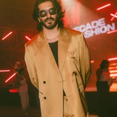 We styled actor Harshvarrdhan Kapoor for the H&M 'Decade of Fashion' event. The look features effortlessly styled long hair with natural texture and volume, creating a sharp, contemporary aesthetic fit for the red carpet.