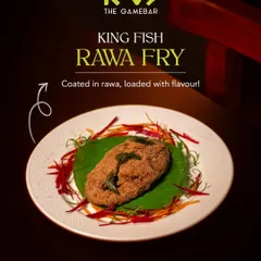 For the seafood lovers, our King Fish Rawa Fry is a must-try. It's coated in rawa for that perfect crispy texture and loaded with flavor.