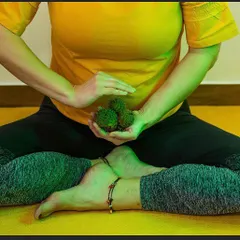 For conditions like PCOS and endometriosis, I take a holistic view. This pose represents the connection between our emotional state, physical body, and womb wellness, addressing the issue from all angles.