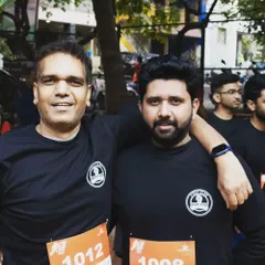 The bond we build in the gym extends everywhere we go. Two of our members representing the Iron Fist Fight Club community with pride during a local marathon.