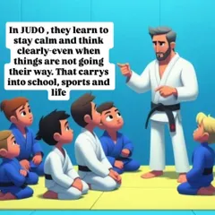 In our Judo classes, kids learn to stay calm and think clearly under pressure. This mental toughness helps them in school, in other sports, and in life.