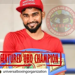 Our coach Anuj Kumar Singh, featured as a Universal Boxing Organization (UBO) International Champion. He is not just a coach; he is an active professional champion who trains alongside our members.