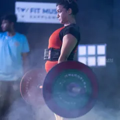 A powerful deadlift captured at the WPC Karnataka State Championship. The atmosphere of a competition pushes you to find a new level of strength.