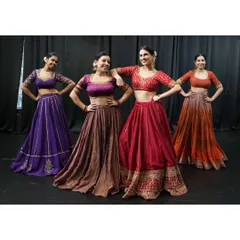 A group photo from our Diwali concept video shoot. We love collaborating with other creatives, like the clothing brand Jiviva and The Bombay Choir, to produce beautiful and meaningful dance content.