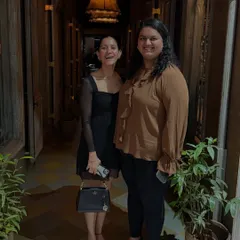 Just a bunch of strong Pilates women having fun! Here I am with a client, celebrating our connection that goes beyond the studio walls.