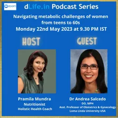 Announcing a podcast where I hosted Dr. Andrea Salcedo to discuss the metabolic challenges women face, from PCOS in their teens to menopause in their 60s. Nutrition and lifestyle are powerful tools for managing this journey.