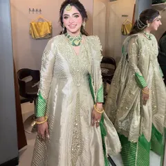 This client looks like royalty. The reflection in the mirror shows how stunning the look is from every angle.