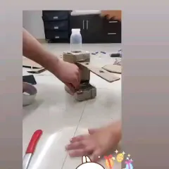 This homemade candy dispenser was a project that combined crafting with a little bit of engineering. The kids had so much fun building the cardboard structure and figuring out the mechanism to release the candies.