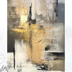 Abstract art helped us explore the mood and texture for the Soaltee project. This piece captures the interplay of light, shadow, and earthy tones that we wanted to bring into the lobby, translating the essence of the Nepalese landscape into a tactile experience.