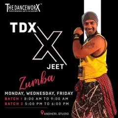 Get ready to sweat and smile in our electrifying Zumba classes. Join instructor Jeet for a high-energy dance fitness party at our Andheri studio.