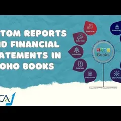 **Tutorial: Custom Reports in Zoho Books.** Our video tutorial shows you how to create custom reports and financial statements in Zoho Books, helping you get a clearer understanding of your business finances.