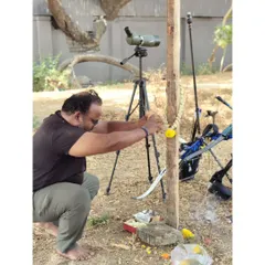 Performing a pooja on our anniversary. We blend tradition with our love for the sport, creating a unique and grounded community.