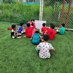 We believe in smart football. Our tactical whiteboard sessions are a key part of our youth football coaching, helping players understand formations, positioning, and game strategy before they step on the field.