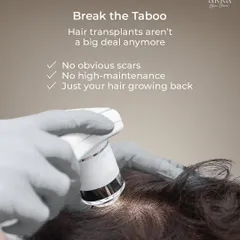 Don't wait for hair loss to become advanced. Early action with treatments like trichoscopy for analysis can help you prevent further thinning.