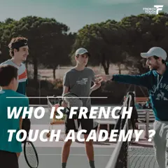 We are an extension of one of Europe's top tennis academies. This image captures the essence of our coaching philosophy, which is based on direct, personal interaction between coach and player.