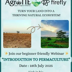 New month, new mindset. We are thrilled to host an Intro to Permaculture webinar to explore core ethics, design principles, and its relevance for India's farming future.