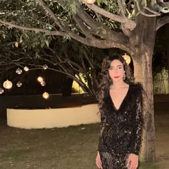 A close-up of my look for the Jaipur palace wedding. We always dress to match the glamour of the occasion.