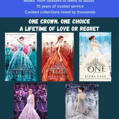 Thirty-five girls, one crown, and a chance at a lifetime of love. "The Selection Series" by Kiera Cass is a glittering royal dystopian fairytale that will steal your heart. A perfect read for fans of "The Hunger Games" and "Bridgerton."