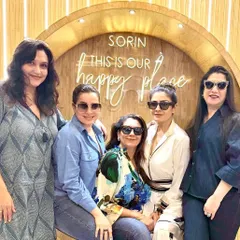 It fills my heart to see friends connect and unwind here. This is what my "happy place" is all about: creating moments of shared joy and luxury wellness.