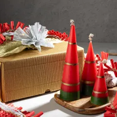 It doesn't get more festive than this! My firecracker-themed candles, shaped like sutli bombs, are a fun and safe way to celebrate the spirit of Diwali.