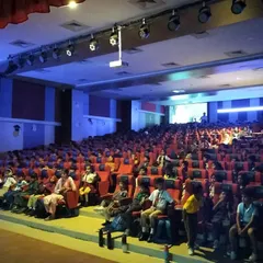 A full auditorium of students attentively watches a presentation during our National Space Day celebration. We believe in inspiring the next generation of pioneers by exploring the wonders of space and science.