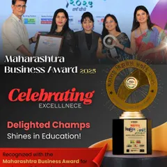 I am incredibly proud to share that Delighted Champs was recognized with the Maharashtra Business Award for our impactful work in education. This award celebrates my commitment to creating meaningful and effective learning experiences.