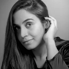 A classic black and white beauty shot. This type of clean, elegant portrait is a timeless addition to any model's book.