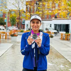 My second World Major Marathon in the books. Holding my Chicago Marathon medal with pride. This race was a battle of sheer grit, but crossing that finish line made it all worth it.