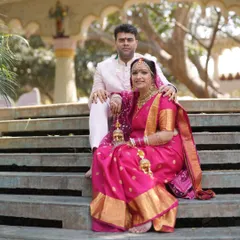 A beautiful portrait of Deep and Shagun, who found each other through our platform. Their shared interests in reading, rhythm, and a life of seva brought them together from Gurugram and Bangalore.