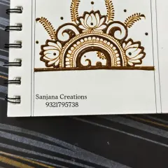 A slightly different variation of the startup design. You can see how changing just a few swirls and leaves can give the same core design a whole new feel. We explore these variations in class.