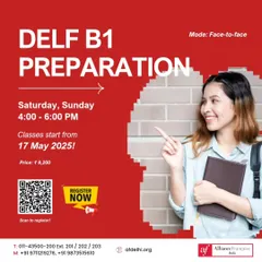 Our DELF B1 preparation course is perfect for advancing your French level. These face-to-face weekend classes start in May, so register now to secure your spot.