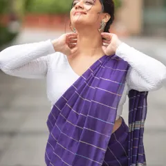 The joy and freedom of a perfect outfit. This shot of Spruha Varad shows how the right styling can make you feel completely at ease and confident.