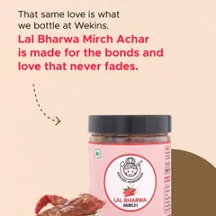 That same love is what we bottle at Wekins. Our Lal Bharwa Mirch Achaar is made for the bonds that never fade, a taste that connects you to your roots and the people you love.