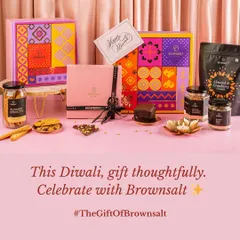 This Diwali, gift thoughtfully. Our collection of festive hampers offers a variety of our best treats, beautifully packaged for the season.