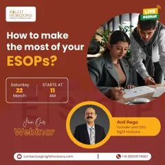 This webinar, led by our CEO Anil Rego, is designed to help you make the most of your ESOPs. The session covers everything from understanding tax implications to strategies for maximizing the value of your stock options.