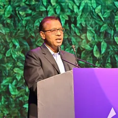 Our CEO, Mr. Tushar Jain, addressing the audience at 'Udgosh 2.0'. His leadership reinforces our mission to bring a new way of thinking to irrigation.