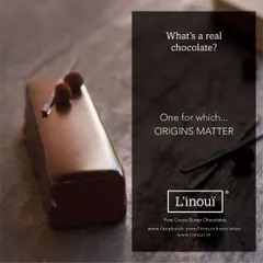 A glossy, perfect truffle pastry. For us, a real chocolate is one for which origins matter. This dessert is a testament to our belief in authentic ingredients and fine craftsmanship.