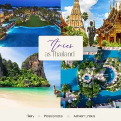 Still wondering where to say 'I do'? Let the stars lead the way. For the adventurous and passionate Aries, a destination like Thailand offers the perfect fiery and exciting backdrop.
